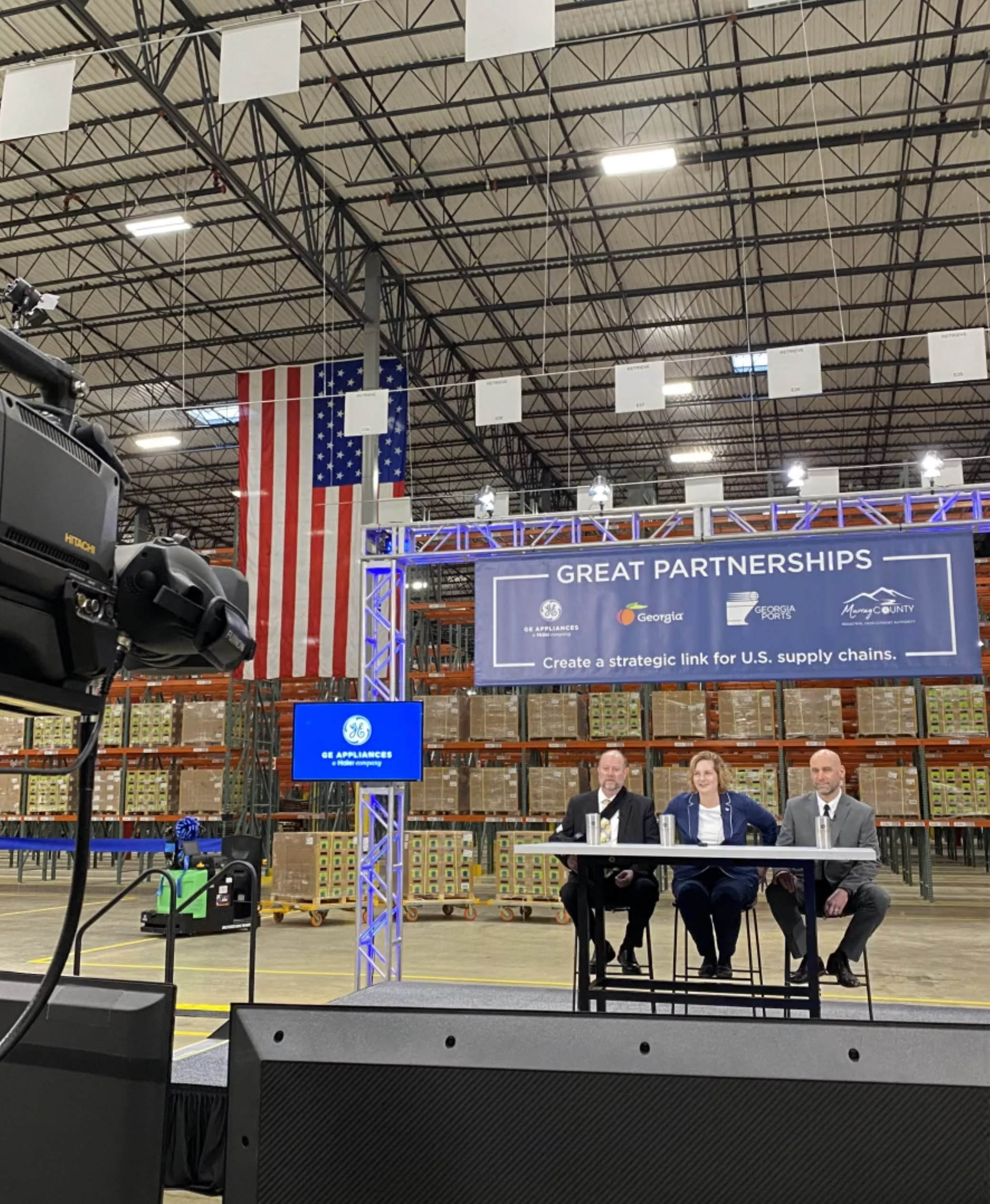 A virtual press conference